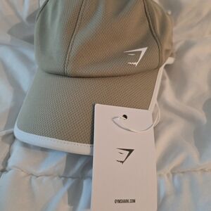 Gymshark Tan and White Cap